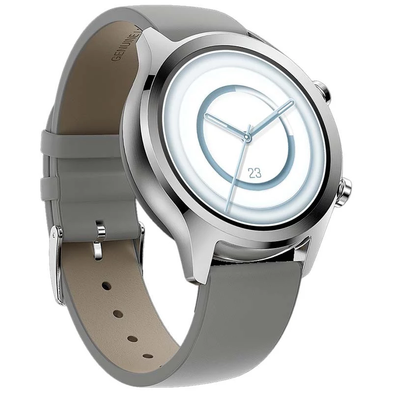 TicWatch C2 Plus Smartwatch Platin NFC GPS AMOLED 1,3 Zoll Wasserdicht 24/7 Aktivitätsverfolgung