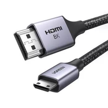 UGREEN HD163 Mini-HDMI-auf-HDMI-8K-Kabel 2m Schwarz