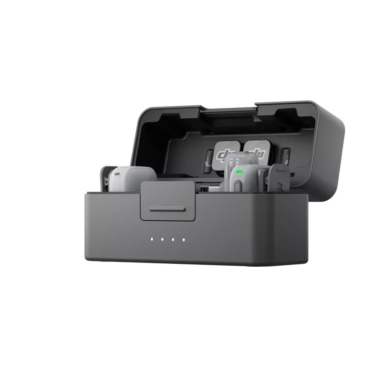 DJI Mic Mini 2 Drahtloses Mikrofonsystem (2 TX + 1 Mobile RX + Ladecase), Weiß