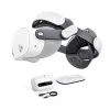 BOBOVR M3 Pro+ Akku-Kopfriemen mit 6500 mAh Akku und Ladestation für Meta Quest 3/3S - Weiß