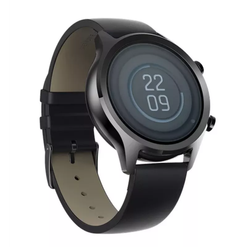 TicWatch C2+ Smartwatch NFC GPS AMOLED 1,3 Zoll wasserdicht Bluetooth Wi-Fi Schwarz