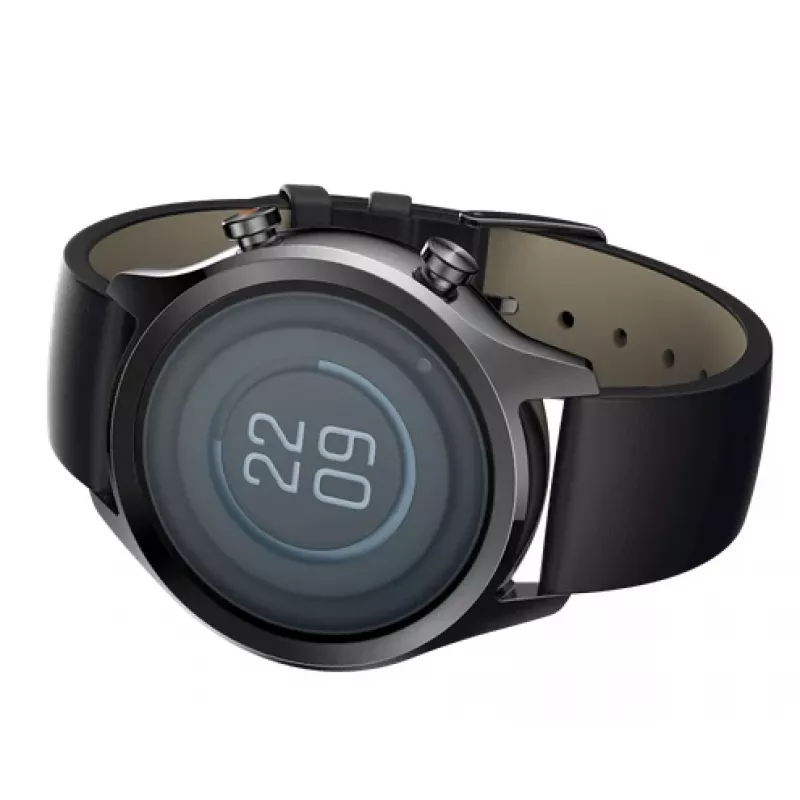 TicWatch C2+ Smartwatch NFC GPS AMOLED 1,3 Zoll wasserdicht Bluetooth Wi-Fi Schwarz