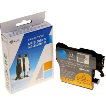 G&G Ninestar High Yield Schwarze Tintenpatrone kompatibel mit Brother LC-980/LC-1100 (XXL, 20 ml, 600 Seiten)