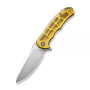 CIVIVI Praxis Klappmesser mit Nitro-V Drop-Point-Klinge und Ultem Bernstein-Griff
