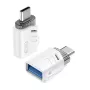 XO NB256B OTG Adapter USB-A Buchse auf USB-C Stecker, Weiß (NB256B)