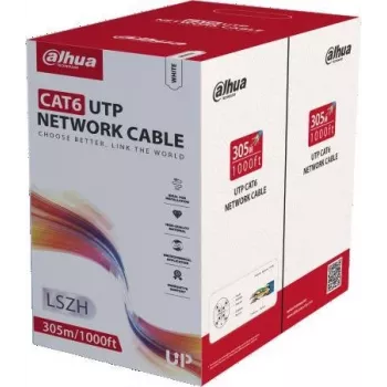 DAHUA PFM923I-6UN-C CAT6 UTP Kabel, 305m, Weiß