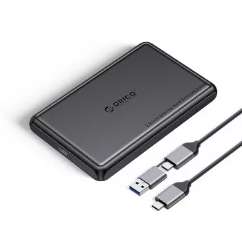 ORICO DDL25-C3 2,5-Zoll HDD/SSD-Gehäuse USB-C 5Gbps Schwarz
