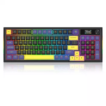 Redragon K725LBY-RGB-PRO Glintstone 75% Kabellose Mechanische Gaming-Tastatur (Tri-Mode, Hot-Swappable Red Switches)