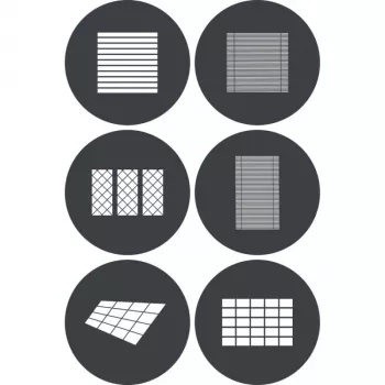 Godox GP GS4 Gobo-Set (6 Stück) für GP-Serie-Projektoren