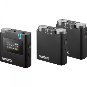 Godox Virso M2 2,4 GHz kabelloses Mikrofonsystem für Aufnahmen