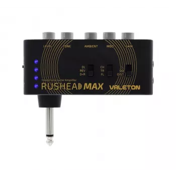 Valeton Rushead Max tragbarer Gitarren-Kopfhörerverstärker mit integrierten Effekten und wiederaufladbarem Akku