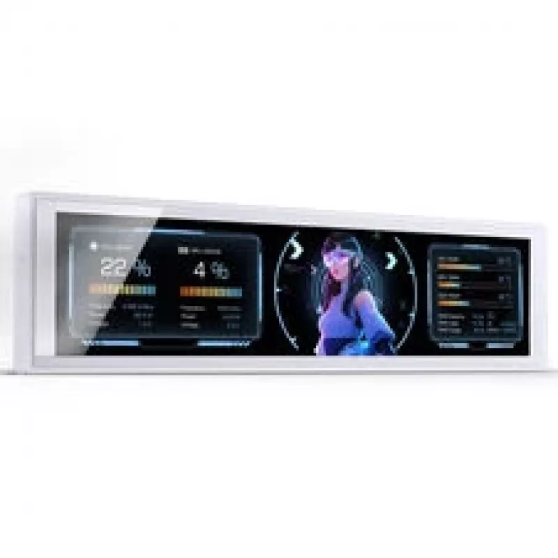 Jonsbo DS916 Weiß 9,16 Zoll IPS-Display mit Gehäusemontage