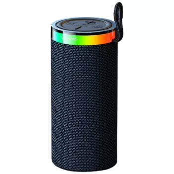 USAMS YX018 Tragbarer Bluetooth-5.4-Lautsprecher Schwarz