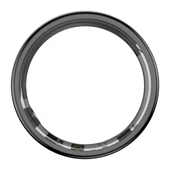 COLMI RING 2 Smart Ring Größe 9 Schwarz - 24/7 Herzfrequenz, SpO2, Temperatur, IP68, 7-Tage-Akku