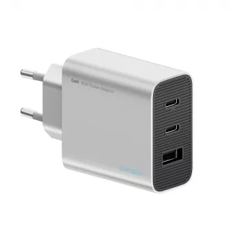 Cuktech 65W GaN-Wandladegerät mit 2x USB-C und 1x USB-A - Grau