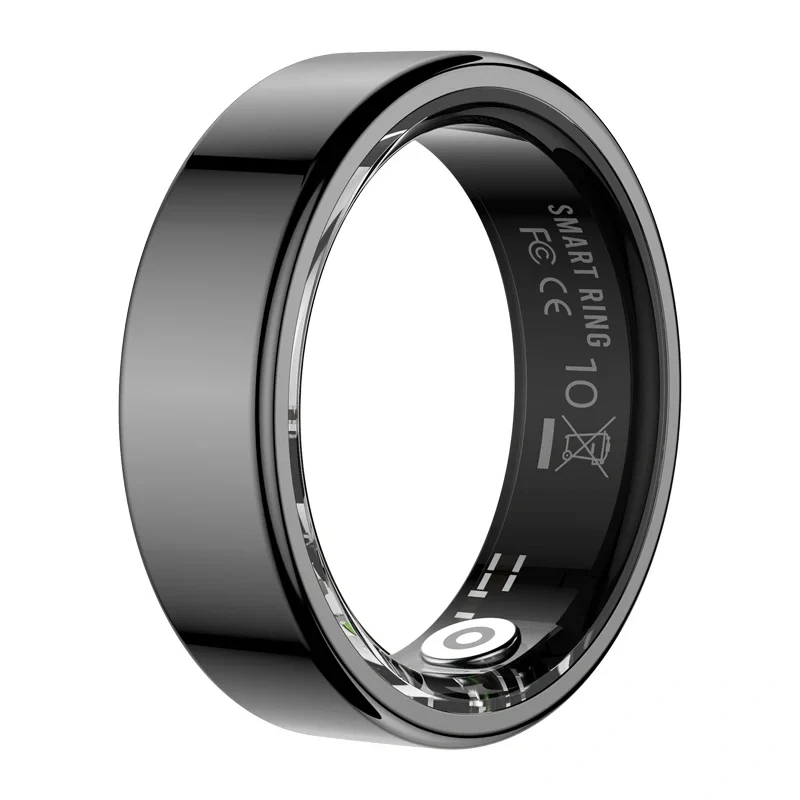 COLMI RING 2 Smart Ring, Größe 11, Schwarz, Bluetooth 5.0, IP68, Herzfrequenz, SpO2, Schlaf- & Aktivitätstracker