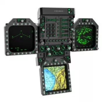 Moza Racing FMP18 Panel Bundle – 18-Input Sim-Racing-Bedienfeld mit RGB-Hintergrundbeleuchtung