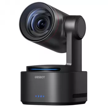 OBSBOT Tail 2 PowerUp Combo 4K AI-Tracking PTZ-Konferenzkamera mit NDI|HX3, Dual-Mikrofonen und Gestensteuerung