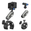 TELESIN Magic Arm Clamp Mount für DJI Osmo Action 5 Pro/4/3, Osmo 360, GoPro, Insta360 – S3-HBM-14-TDJ