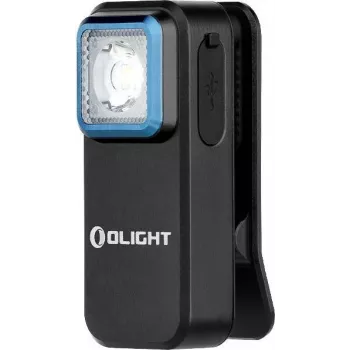 OLIGHT Oclip Schwarz Wiederaufladbare Clip-Taschenlampe 300 Lumen USB-C IPX7