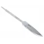 Helle #99 Klingenrohling – Sandvik 12C27 Edelstahl, Scandi-Schliff, Drop Point – DIY Messerbau