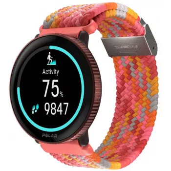 Polar Uhrenarmband 20 mm S/L, rot geflochten (910111831)