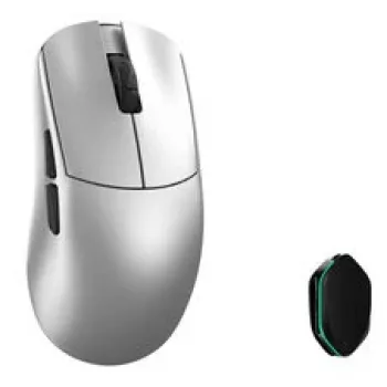 WLMouse YING Magnesium Wireless Gaming Mouse, PAW3950HS, 8K Polling, Omron Optical Switches - Silber