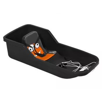 Hamax Baby Bob Schlitten Schwarz – Kinderrodel für Kinder von 6 Monaten bis 3 Jahren