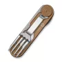 CIVIVI Partake Klappmesser Coyote Brown G10 Griff, Nitro-V Stahl Drop Point Klinge