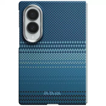 PITAKA Edge Case für Samsung Galaxy Z Fold 8 - Moonrise - 1500D Aramidfaser, MagSafe-kompatibel, ultra-slim Snap-On-Hülle