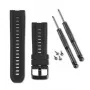Garmin QuickFit 26 Armband für tactix, Fenix 7X, Enduro, Descent Mk2 - Schwarz Silikon