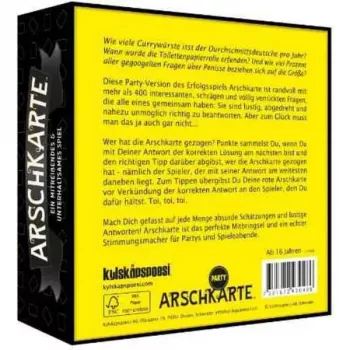 PEGASUS Arschkarte - Wer zieht den Kürzeren? Party-Edition Kartenspiel