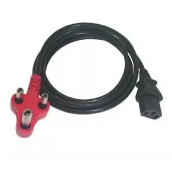 PWR Dedicated to Single Headed Kettle Cable 1.8m - Schuko auf IEC C13 Netzkabel, Schwarz, 3x0,75mm², H05VV-F, 10A/250V