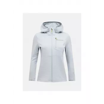 PEAK PERFORMANCE W Trail Polartec Power Grid Zip Hood Damen Grau L