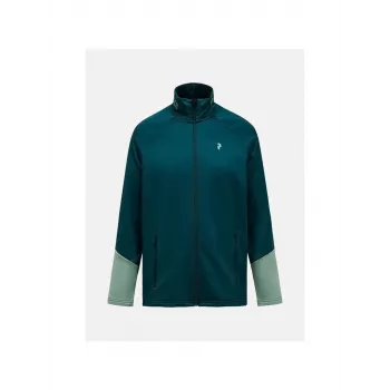 PEAK PERFORMANCE M Rider Essentials Midlayer Zip Jacke Herren Grün L