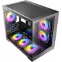 Antec CX M3 ARGB B Mini-Tower PC-Gehäuse, gehärtetes Glas, 3x 120mm ARGB-Lüfter, microATX
