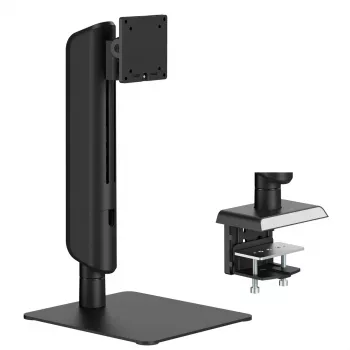 VALUE Schwerlast-Freistell-LCD-Arm, höhenverstellbar, bis 49", 18 kg, Schwarz