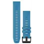 Garmin QuickFit 22mm blaues Silikon-Armband