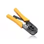 Fluke Modularer Crimpzange Abisolierzange Schneidzange für RJ45 RJ12 RJ11 RJ22 Sprach- und Datenverkabelung