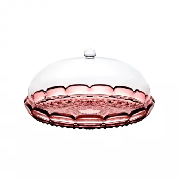 Guzzini Vanity Tortenständer mit Haube, Mauve