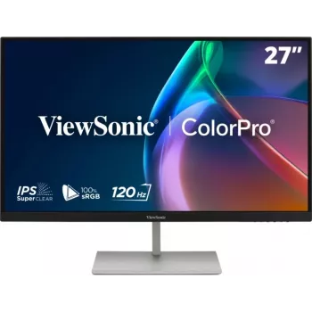 ViewSonic VP2766-2K 27 inch QHD IPS Professional Monitor mit USB-C 65W, KVM, Hardware-Kalibrierung