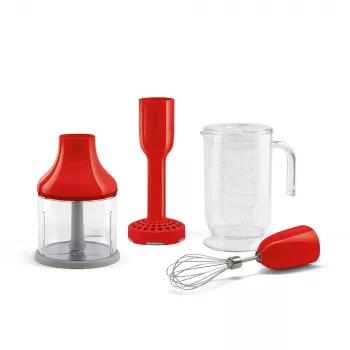 Smeg HBAC11RD Schneebesen- und Kartoffelstampfer-Aufsatzset für HBF02 Stabmixer