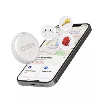 SBS Track My Circle Apple Find My kompatibler Tracker - Weiß