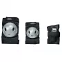 SPOKEY Roces Extra Three Pack Skate-Pads Schwarz-Grau Größe L