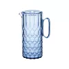 Guzzini VANITY Karaffe mit Deckel Denimblau 1,75 l SAN-Kunststoff BPA-frei spülmaschinenfest