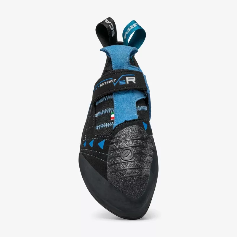 Scarpa Instinct VSR Kletterschuh, EU 40, Schwarz/Azur