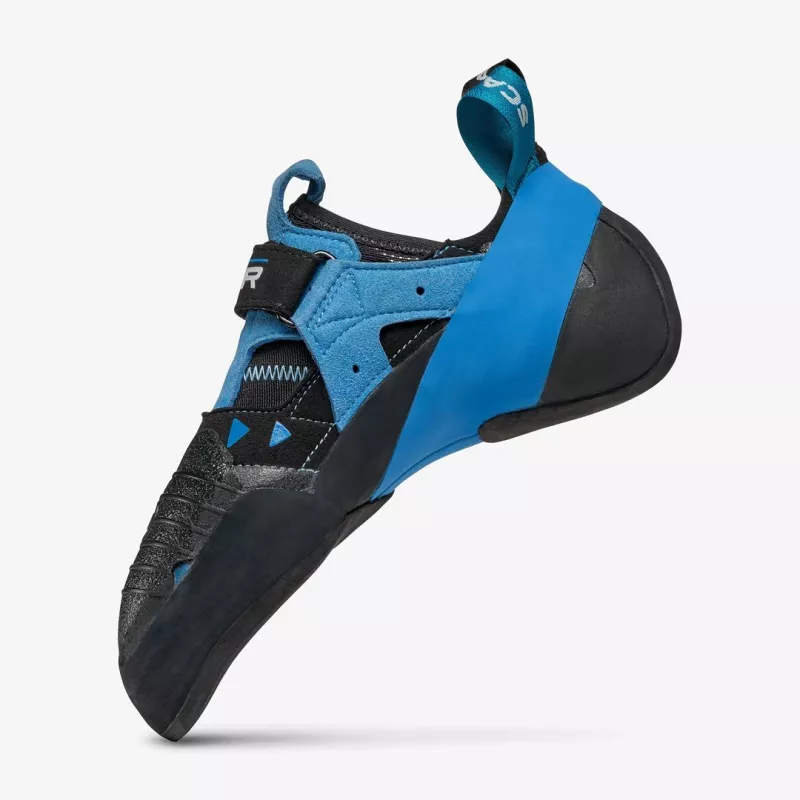 Scarpa Instinct VSR Kletterschuh, EU 40, Schwarz/Azur