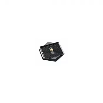Manfrotto 030ARCH-14 Aluminium-Archivmontageplatte, 1/4 inch-20 Schraube, Schwarz, 75x75mm