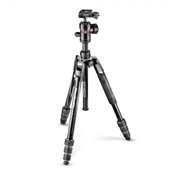 Manfrotto MKBFRTA4BK-BH Befree Advanced Reise-Stativ mit Kugelkopf, Schwarz
