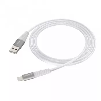 JOBY Lade- und Synchronisierungskabel Lightning, 1,2 m, Weiß (JB01812-BWW)